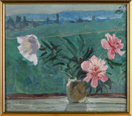 Соколова Ираида Владимировна. Пионы на окне